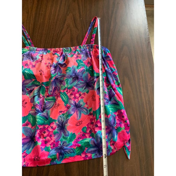 Vintage Jantzen classics tankini top swimsuit women's size 20 - Picture 10 of 12